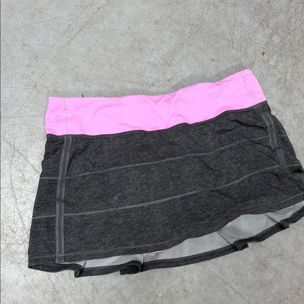 Pink and Gray Athletic Skirt - LULULEMON - Like New Size 8